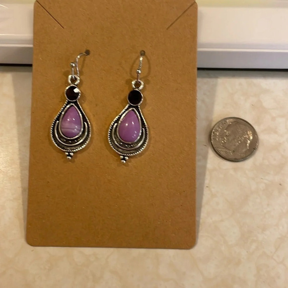 Dangle Earrings, Boho, Crystal, New - Picture 1 of 2